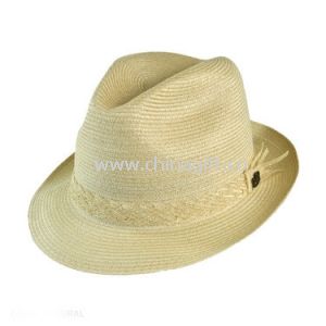 Mens topper straw hat