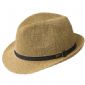 Mens straw hat with binding small picture