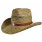 Natural Hollow straw hat small picture