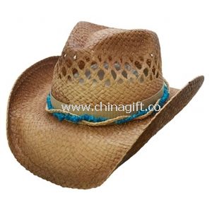 Chapéu de palha cowboy ocidental