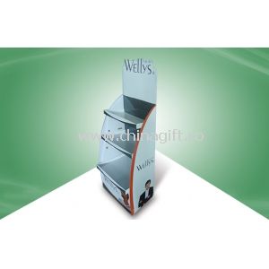 Adjustable Shelf POP Cardboard Display Cardboard Display Stand for Beauty Care Products