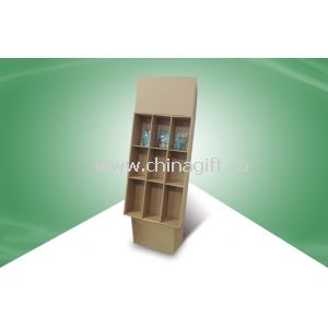 Brown Cardboard Free Standing Display Units 30kgs Loading