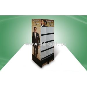 Двойной - лицо - шоу поп картон картон поддоне дисплей для CD DVD & книги