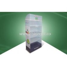 Custom Four-shelf Retail Cardboard Display Stands For Angry Birds Toys Fixed with sceen images