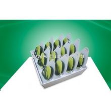 Eye Catching countertop display cases Tray Special Design Matt PP lamination images