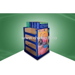 Four Shelf Double - face - show Cardboard Pallet Display for Lady Bag