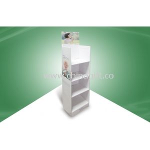 Four Shelf Offset Printing Cardboard Free Standing Display Units