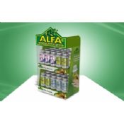 Vitamina Heathcare productos verde cartón encimera muestra Custom images