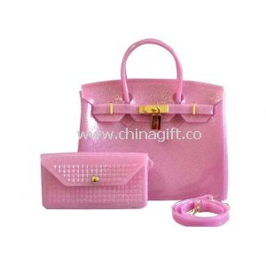 Pink Hermes Candy Set Padlock Handbags