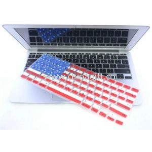 Silikon-Tastatur-Abdeckungen mit USA Flagge angepasst