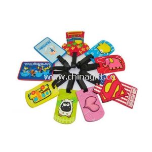 Stylish Colorful PVC Luggage Tag For Ladies