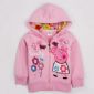 New 2014 100% cotton baby girls kids jackets coats outwear peppa pig Hoodies small picture
