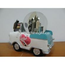 Attractive car shape design 100mm glass Water/Snow Globes images