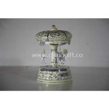 Silver Plating Yellow Carousel Music Box images