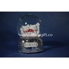 Snow Globes Carousles With Music Rotating images