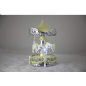 Yellow Carousel Music Box images