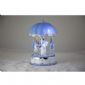 Blu giostra carillon in miniatura Polyresin carosello small picture
