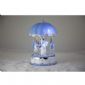 Biru Carousel kotak musik Polyresin miniatur Carousel small picture