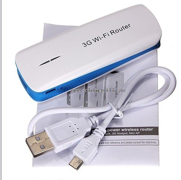 routeur wifi 3g alimentation Banque 5200mah portable