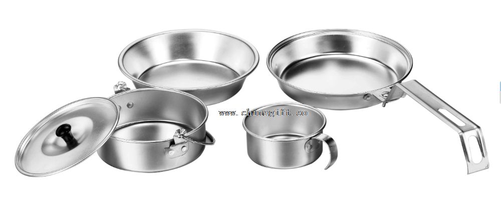 5pcs aluminium anodized kolam bahagia baron cookware set