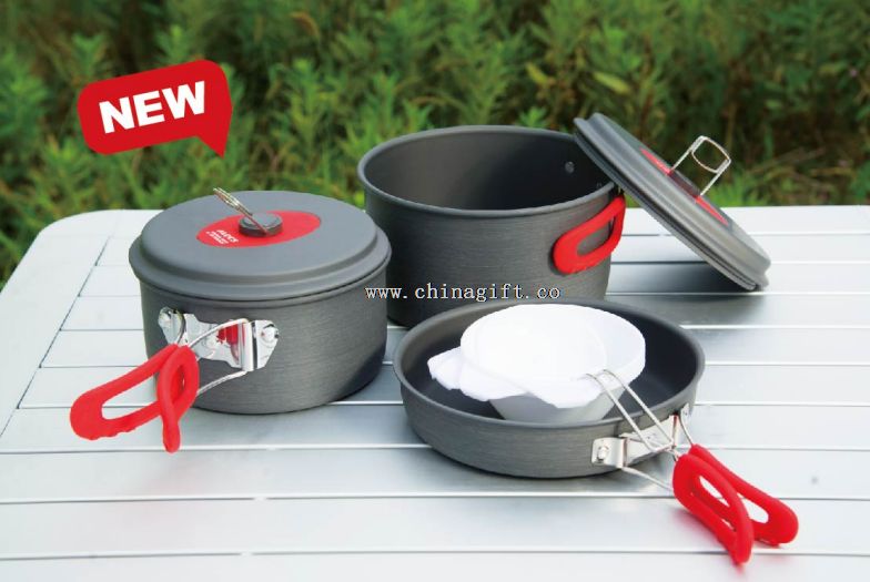 Camping Kochgeschirr Topf, Pfanne, Schüssel