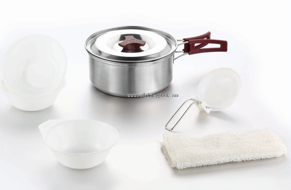 ensemble de casseroles en acier inoxydable 6pcs