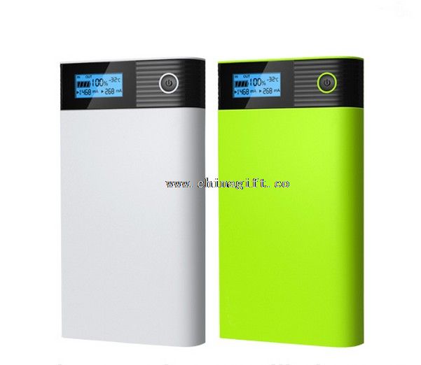 pantalla LCD de 8000mAh poder Banco