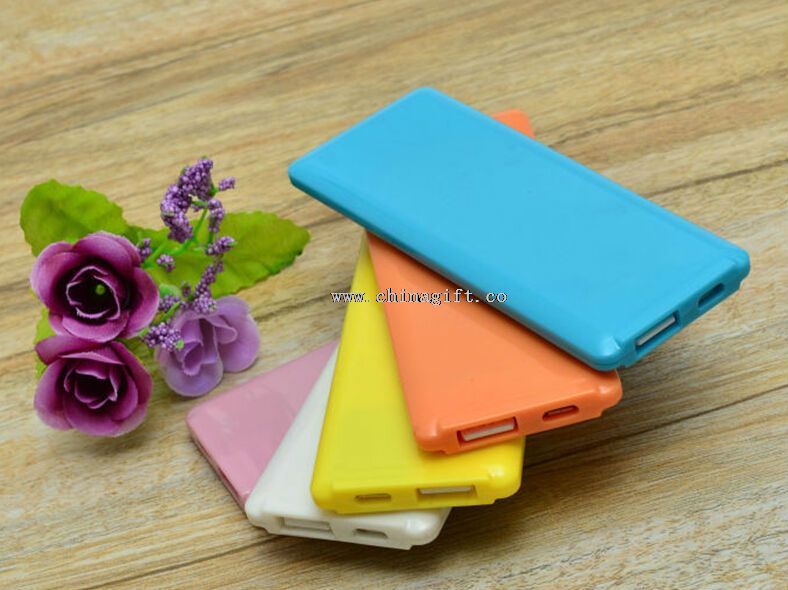 potenza super-sottile colorato banca 10000mah