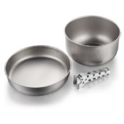 3pcs 100% Titanium cookware images