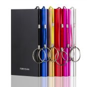 Aluminum Alloy Super Slim Power Bank with key chain images