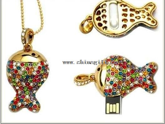 32gb ماهی شکل usb درایو فلش