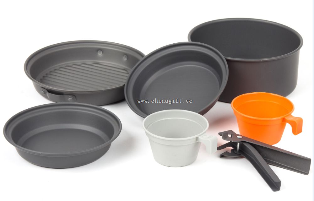 7pcs Hard anodized aluminum cookware sets