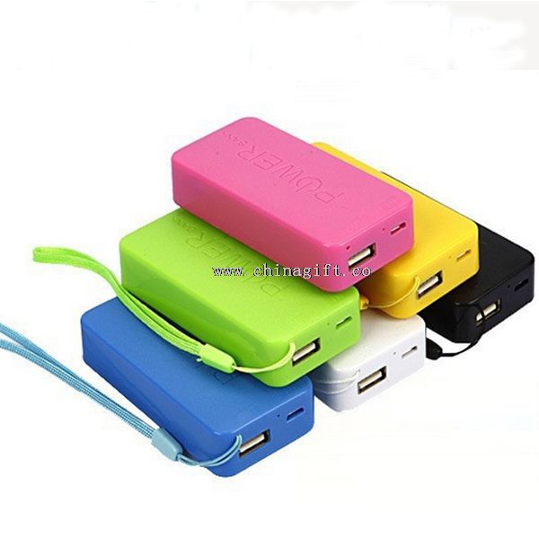 Colorful keychain gift mini mobile battery charger