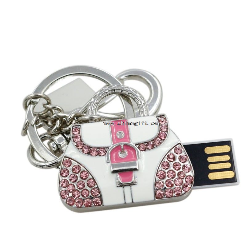 Crystal Lady laukku muistitikusta USB hujaus ajaa