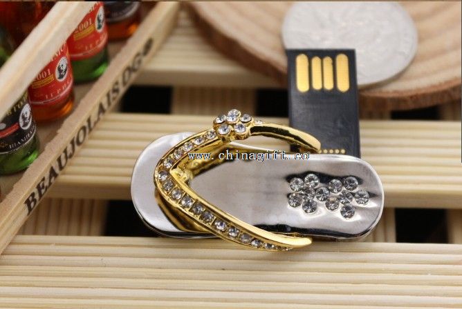 crystal shoes usb flash drive