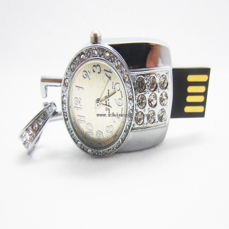 crystal usb drive of watch