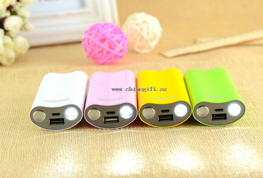 چراغ 4000mah قدرت بانک ها