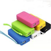 Färgglada nyckelring gåva mini mobila batteriladdare images