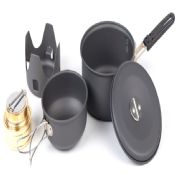 Mini Kit con cookware esterno bruciatore ad alcool images