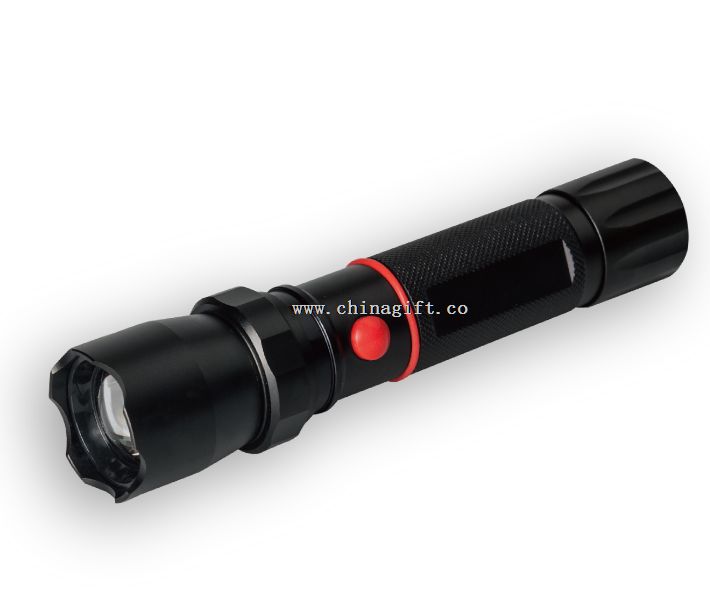 110LM black led mini rechargeable flashlight