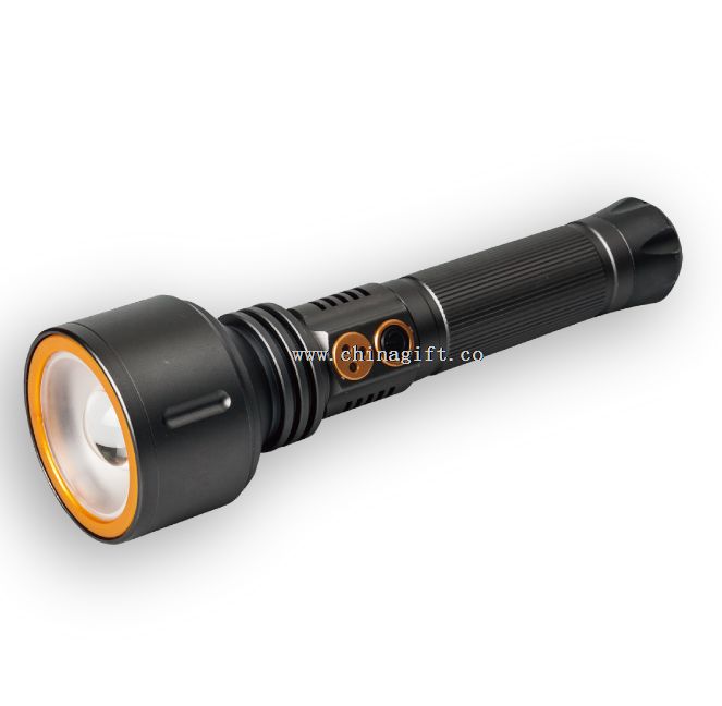 aluminum small flashlight with strap