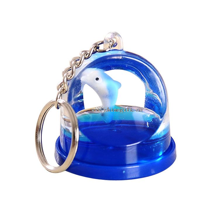 3D акриловые Брелки рекламная продукция 2016 Пластиковый брелок хрустальный шар