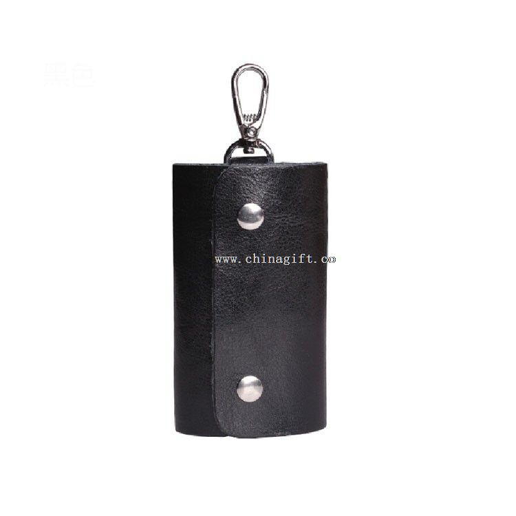 Charming leather car key cover key case men leather key case