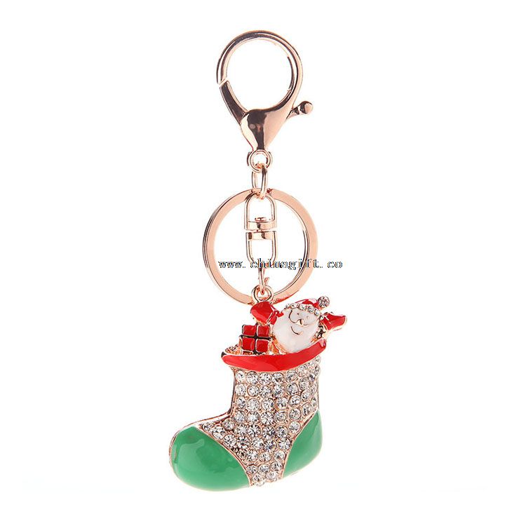 جوراب کریسمس keychain چینی واردات هدیه برای کودکان