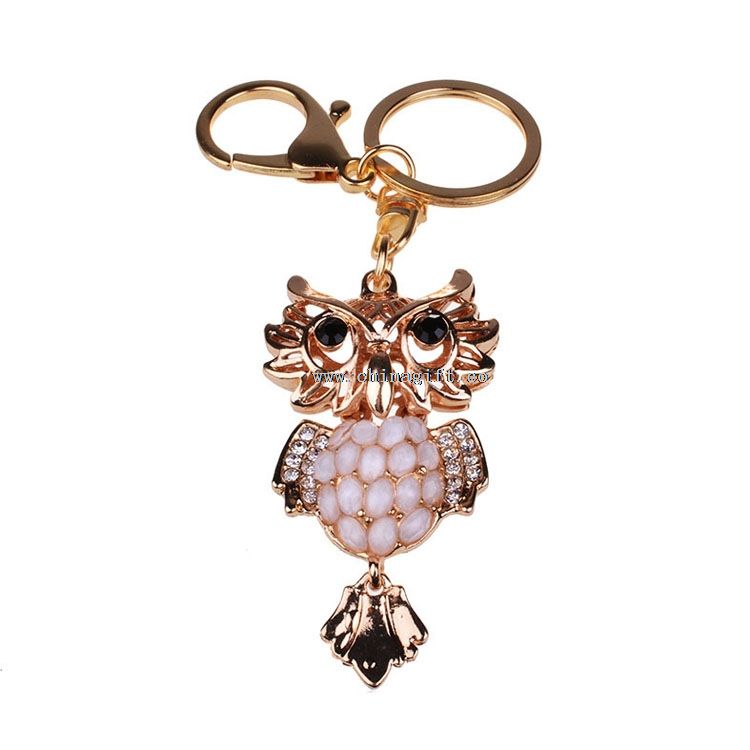 Cute owl nøkkelring engros nøkkelring souvenir nøkkelring