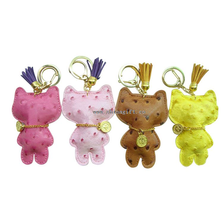 Niedliche personalisierte Schlüsselanhänger Katze Keychian für Tasche penddant