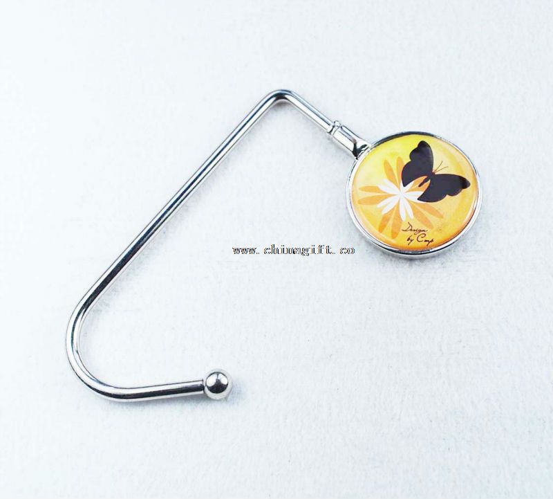 Cute sticker metal hooks for bags