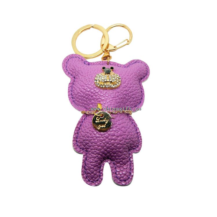 انواع جاکلیدی جاکلیدی فانتزی برای فروش خرس حلقه کلید به عنوان هدیه