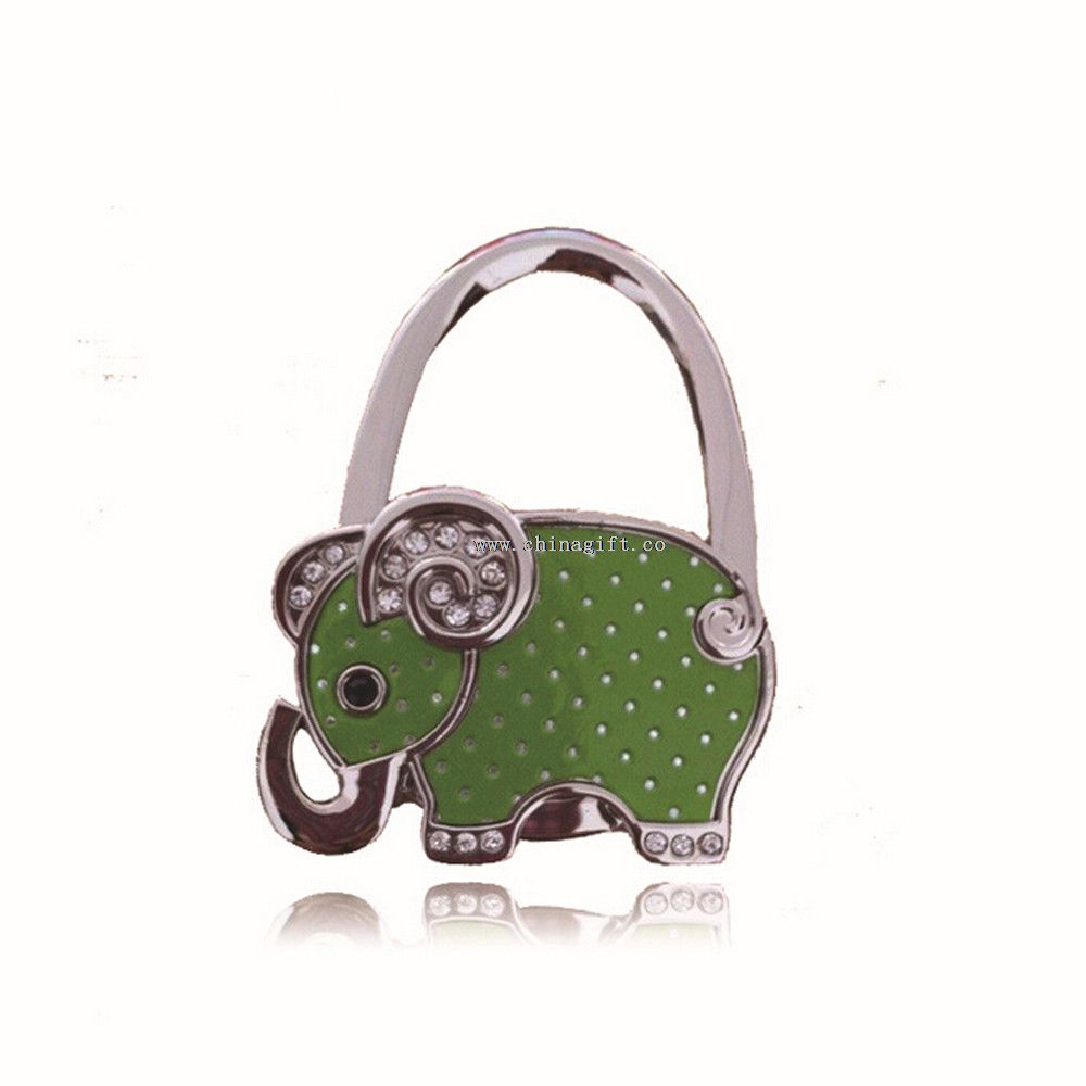 Elephant shaped bag hook for promotional gift