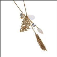 Fashion golden fringe necklace images